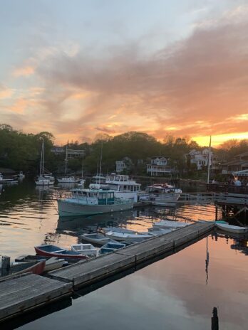 Sunset over Perkins Cove